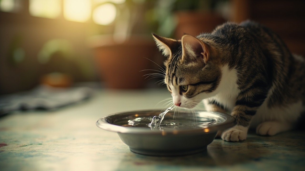 Air Minum Kucing: Kebutuhan Hidrasi Harian