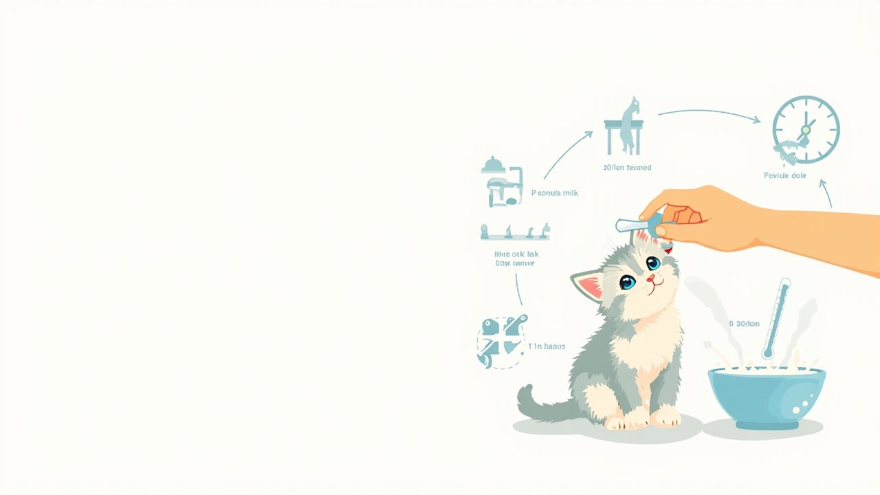 Anak Kucing Umur 1 Bulan Pemberian Pakan — Susu Pengganti, Jadwal & Porsi Tepat