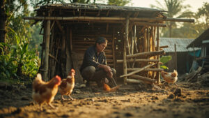 Cara Membuat Kandang Umbaran Ayam Kampung Murah & Mudah
