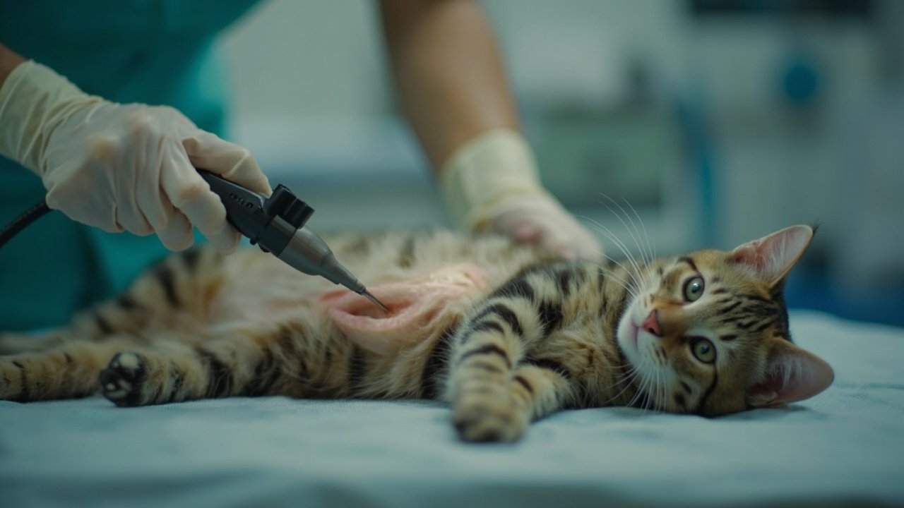 pemeriksaan USG perut kucing FIP
