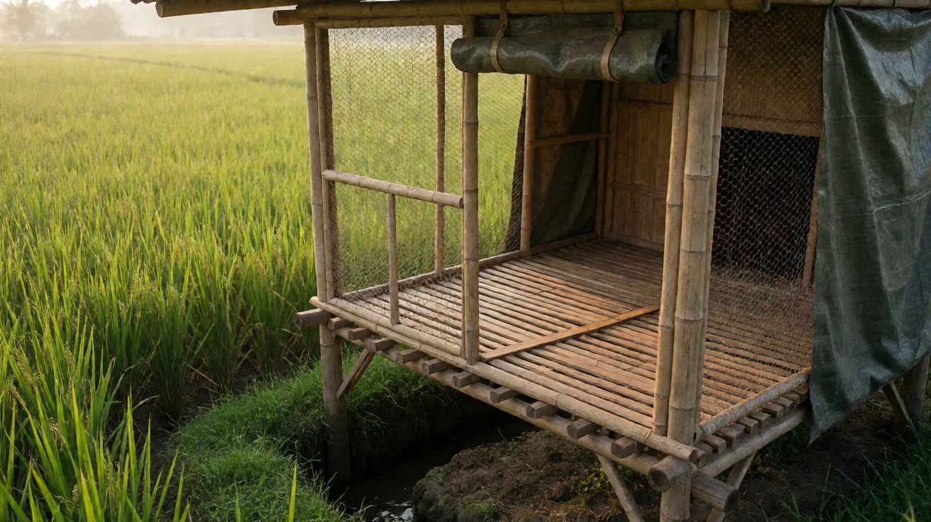 Pembuatan Kandang Bebek Petelur: Ventilasi dan Sanitasi
