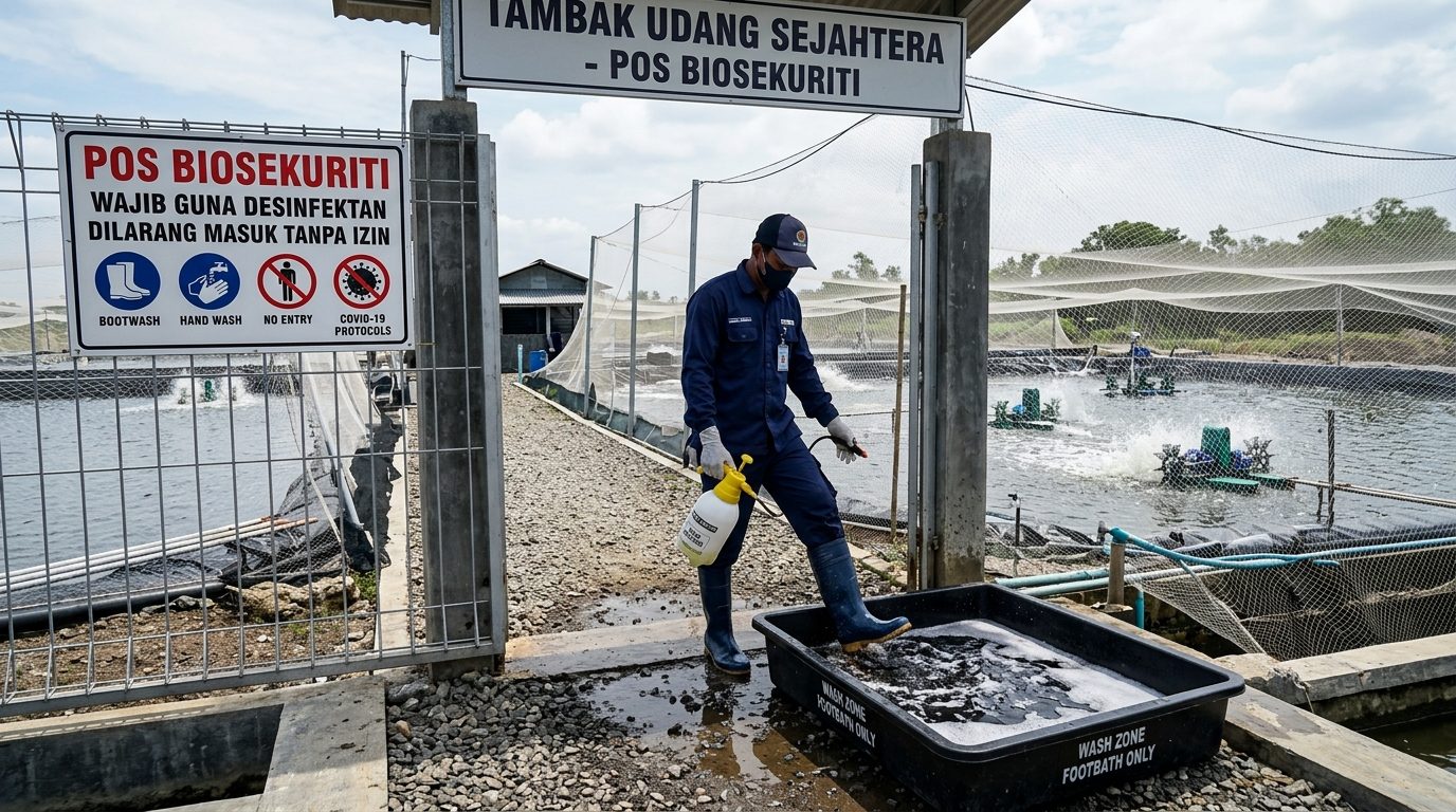 biosecurity tambak udang