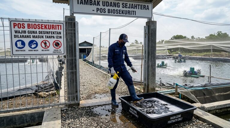 Biosecurity Tambak Udang Vaname: Langkah Lengkap Cegah Wabah