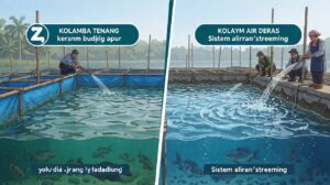 Kolam Ikan Nila Air Tenang vs Air Deras: Keunggulan, Kekurangan, dan Pilihan Tepat
