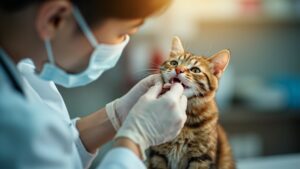 Gigi Kucing Kotor Bau Mulut Periodontal