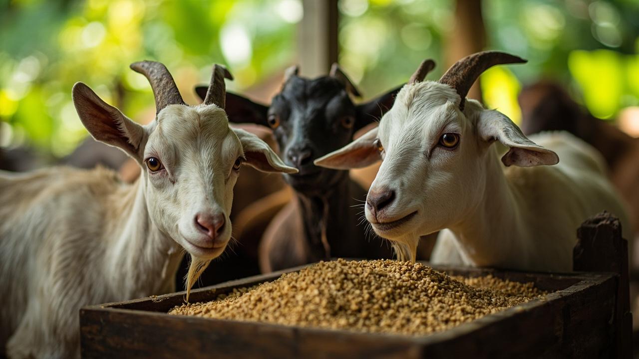 kebutuhan kambing protein penggemukan