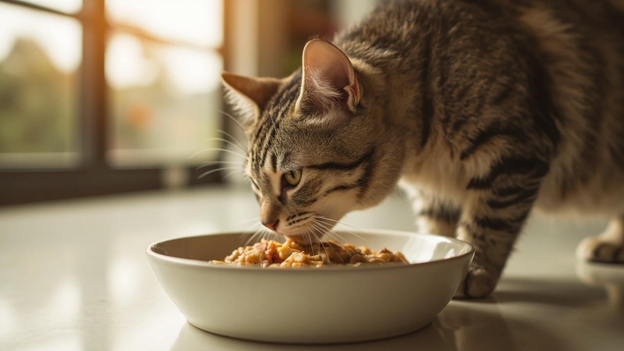 Kombinasi pakan kucing basah dan kering untuk kesehatan kucing