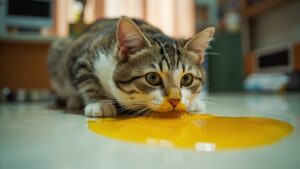 Muntah Kuning pada Kucing: Penyebab dan Penanganan