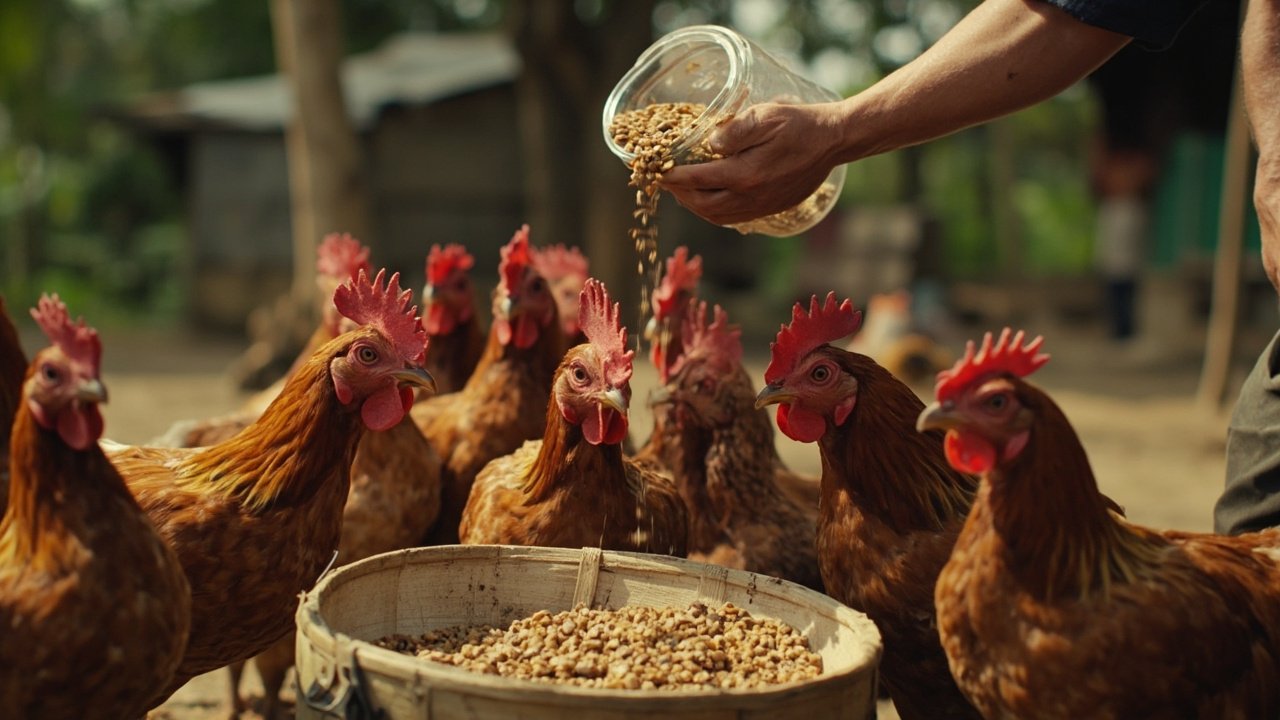 Pakan Ayam Kampung Protein Tinggi untuk Pertumbuhan Cepat