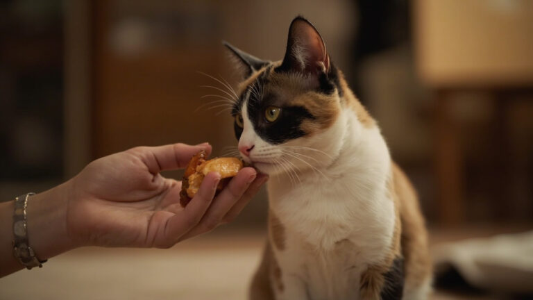 Pemberian Snack Kucing Aman dan Sehat